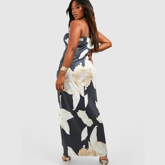 Tall Tie Bust Maxi Dress - Picture 11 of 14